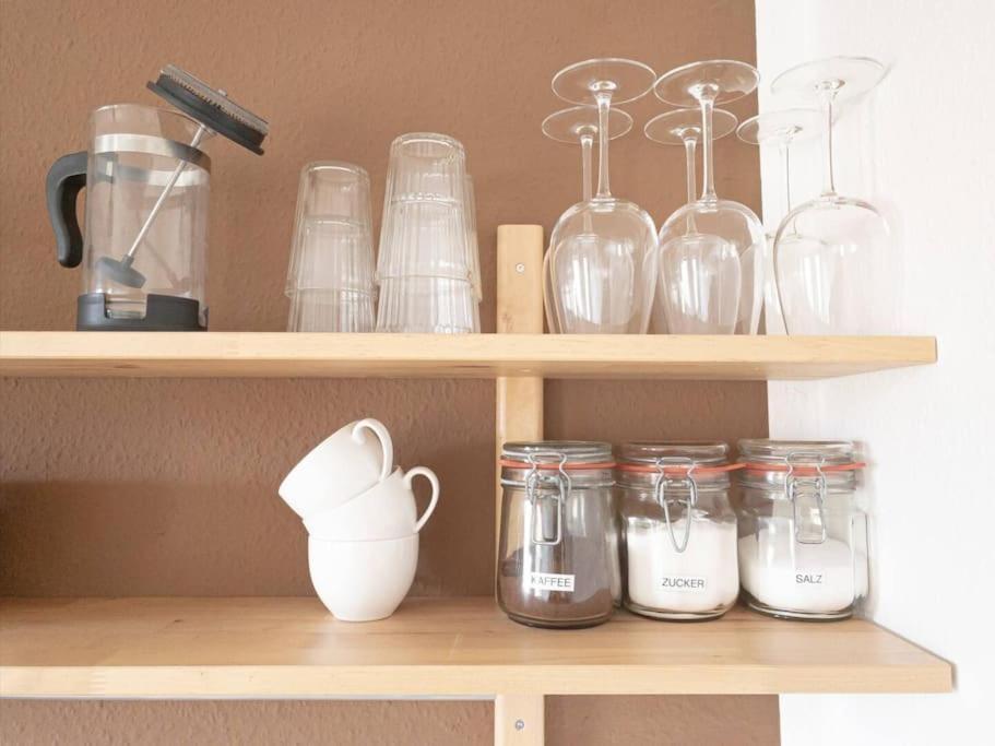 Schoene Ferienwohnung Mit Blick Ueber Stadtwald Lipcse Kültér fotó